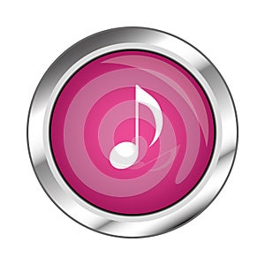 web button, , music button, EPS 10 illustration on white background