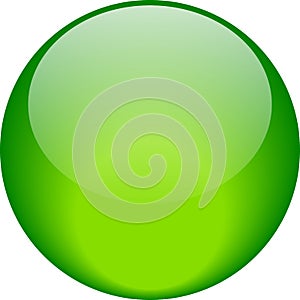 Web button plain green