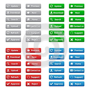 Web buttons