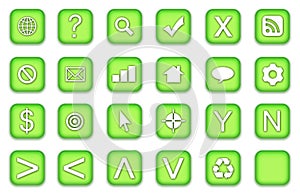 Web Buttons Icons Set