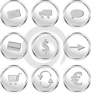 Web buttons for web shop/e-commerce