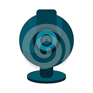 Web cam computer rounded icon