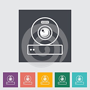Web cam icon.