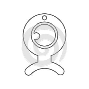 web camera icon. Element of web for mobile concept and web apps icon. Outline, thin line icon for website design and development,