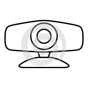 Web camera Icon. Vector Outline Webcam Symbol