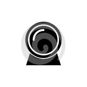 Web Chat Camera Flat Vector Icon