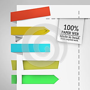 Web color stickers / Labels