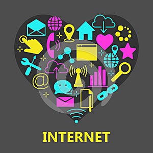 Web and computer basic icons