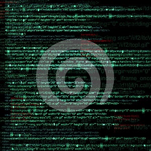 Web Computer Code Abstract Background