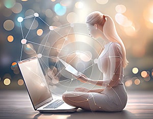 web connection. Generative Image