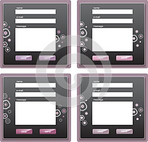 Web contact form send