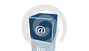 Web Contact icon,sign,3D illustration,best icon