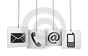 Web Contact Us Icons Tags