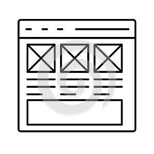 Web container Vector icon which can easily modify or edit .