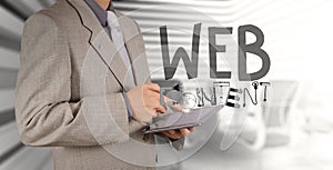 Web content grahic word diagram