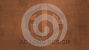 Web creative modern colorful mockup logo design