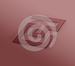 Web creative modern colorful mockup logo design