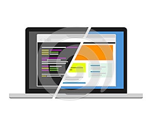 Web design code designer programmer editor visual