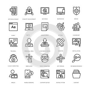 Web Design and Development Vector Icons 12