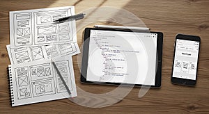 Web Design and Development Workflow From Sketch to Code