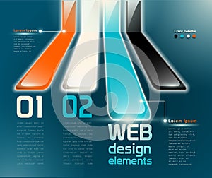 Web design elements