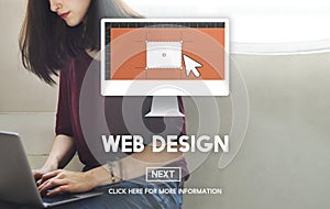 Web Design Homepage Internet layout Software Concept