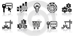 Web-design icon set