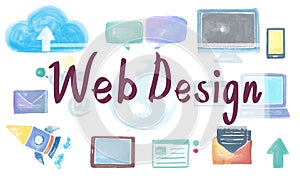 Web Design Ideas Creativity Web Page Internet Online Concept