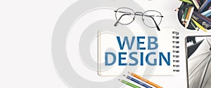 Web Design, Internet Technology Words Quotes Concept