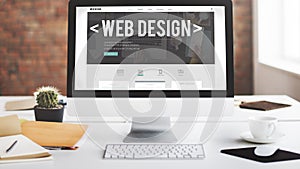 Web Design Internet Website Responsive Software Concept