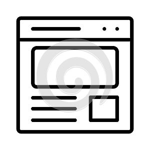 Web design Isolated Vector icon which can easily modify or edit