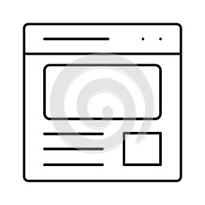 Web design Isolated Vector icon which can easily modify or edit