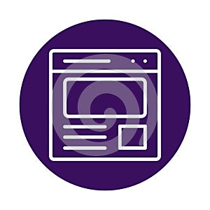 Web design Isolated Vector icon which can easily modify or edit