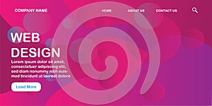 Web Design landing page for bussines photo
