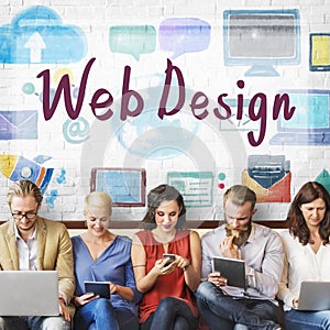 Web Design Programming Software Networking Concept