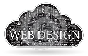 Web design tagcloud