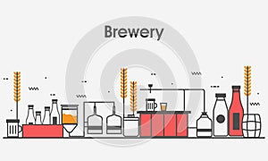 Web design template for Brewery.