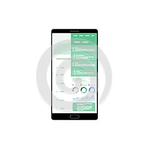 Web Design. Website template for tablet. Elements for mobile and web applications. User Interface UI and User Experience UX