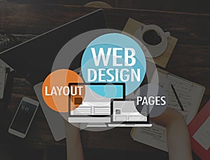 Web Design Website WWW Layout Page Connection Concept