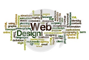 Web Design - Word Cloud
