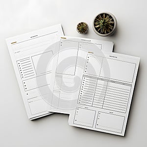 Web Designer Planning Creative Applications with User Experience Concept Outline