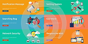 Web and Development Banner Design