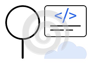Digital Code Development with Cloud Computing and Search Concept Elements