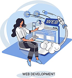 Web development, coding and programming. Creation digital Software mobile, desktop platforms