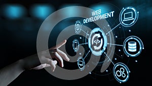 Web Development Coding Programming Internet Technology Business concept