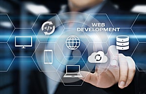 Web Development Coding Programming Internet Technology Business concept