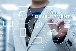 Web Development Coding Programming Internet Technology Business concept