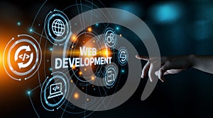 Web Development Coding Programming Internet Technology Business concept