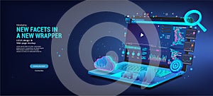 Web development and coding. Software, UI, UX, KIT, programming and design