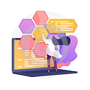 Web development and coding vector concept metaphor.